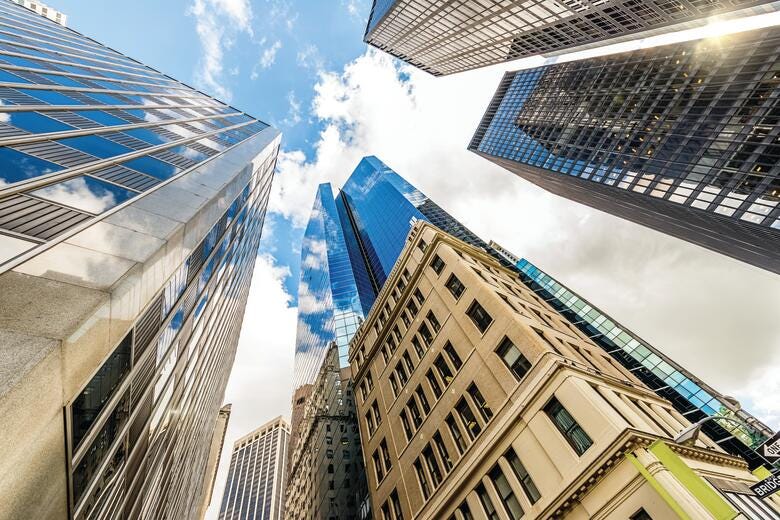 a group of skyscrapers